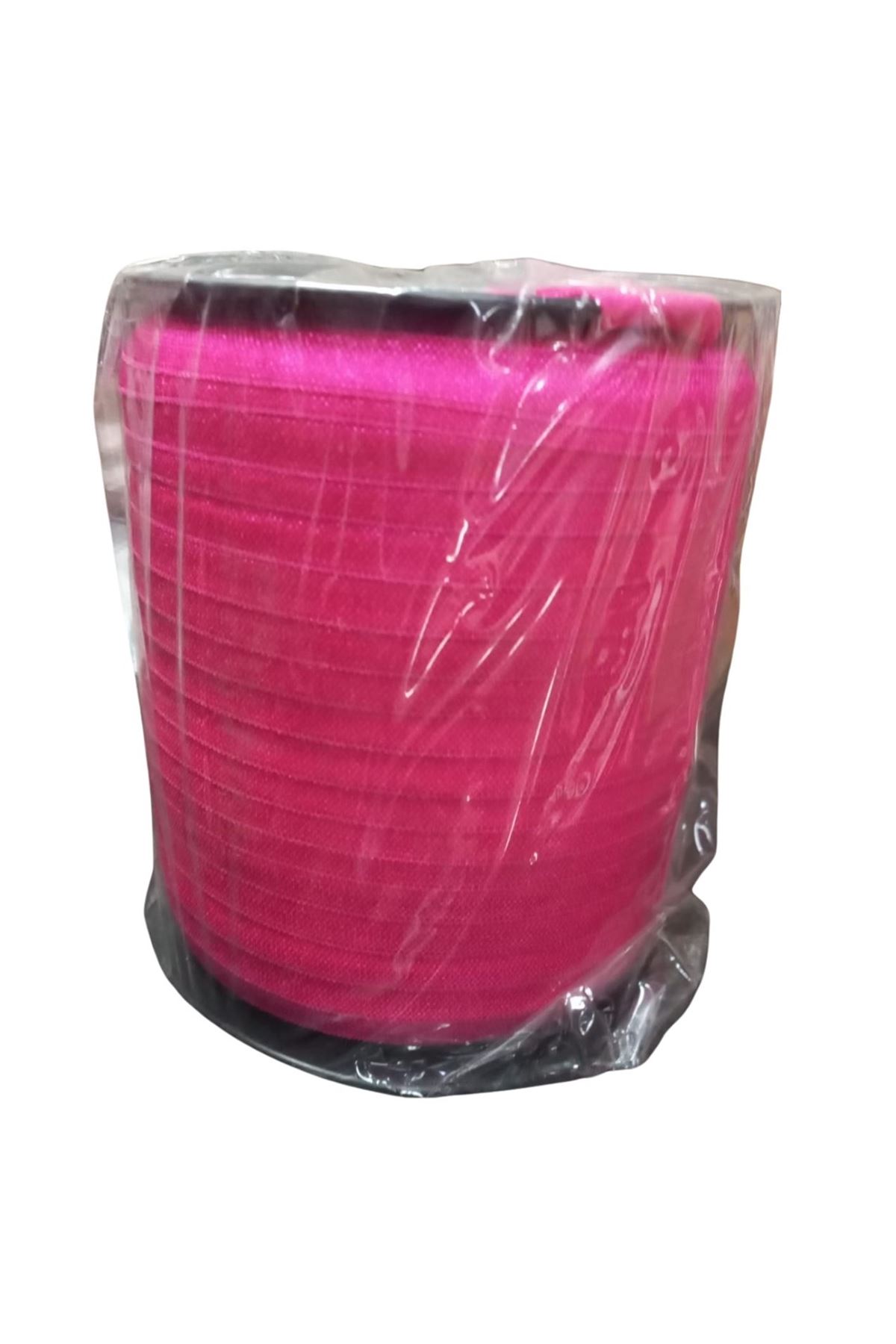 Çamaşır Lastiği Düz 1 cm  75 Metre 1 Top Fuşya