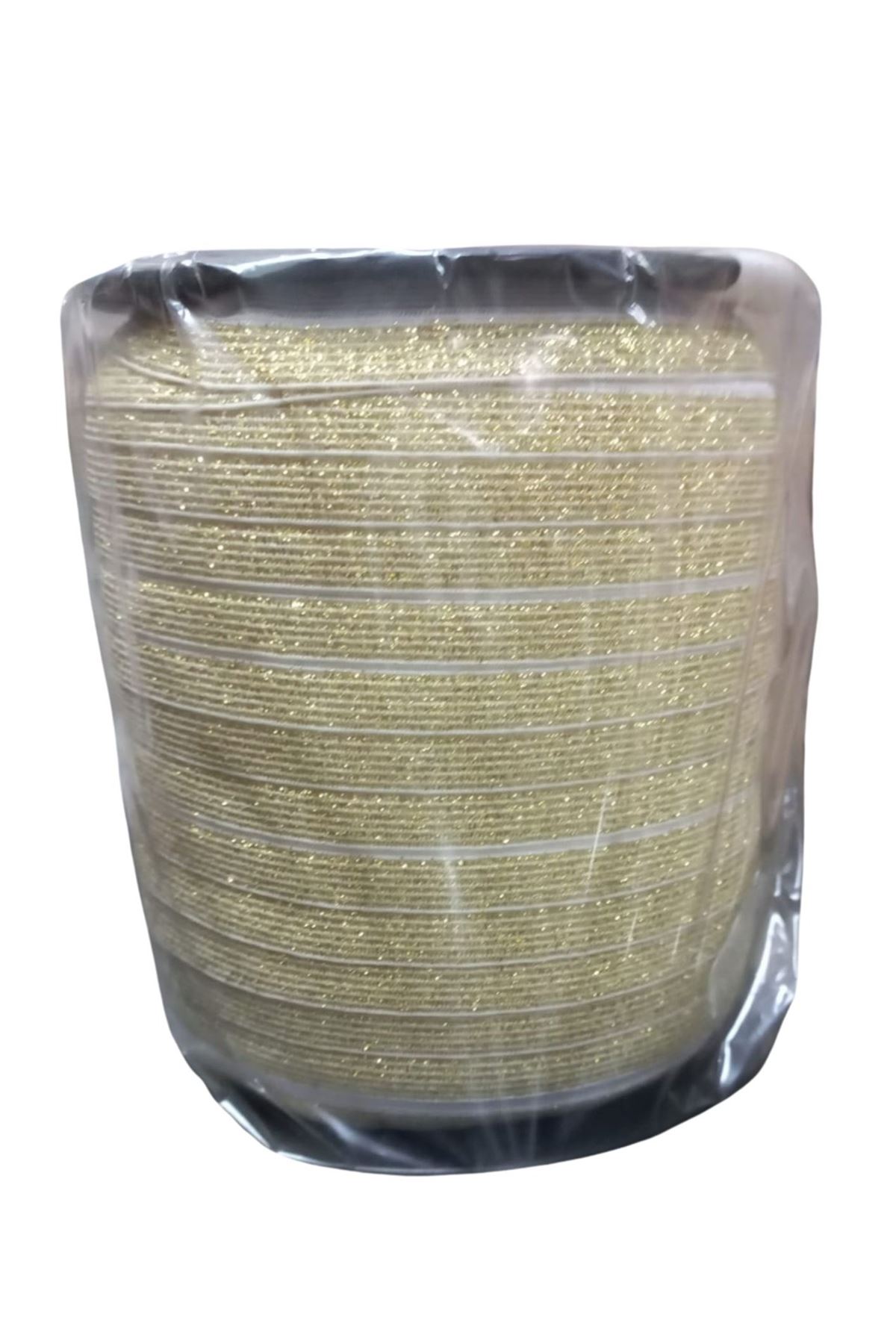 Çamaşır Lastiği Düz 1 cm  1 Metre Gold