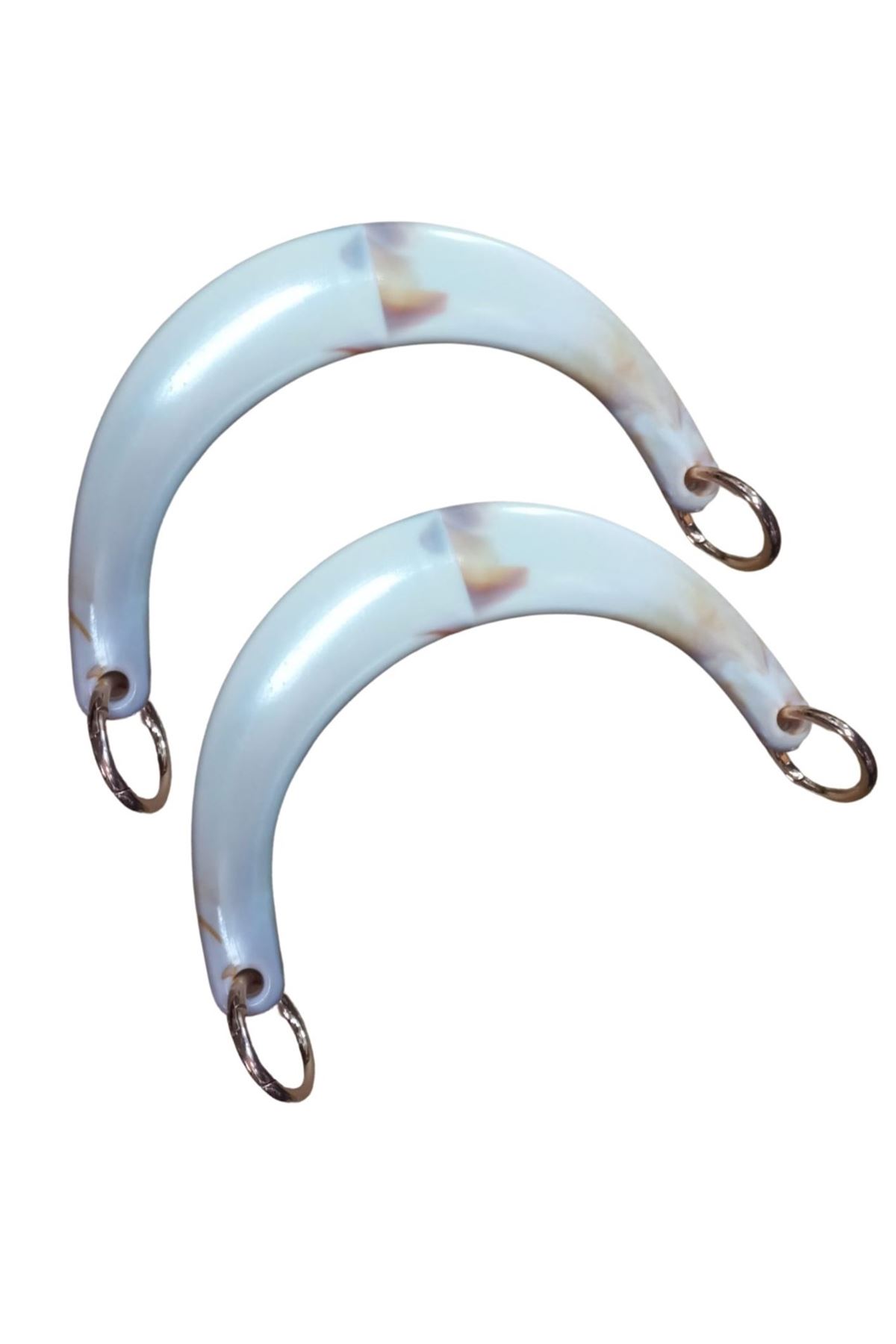 Çanta Sapı Ay Model Beyaz 17 cm