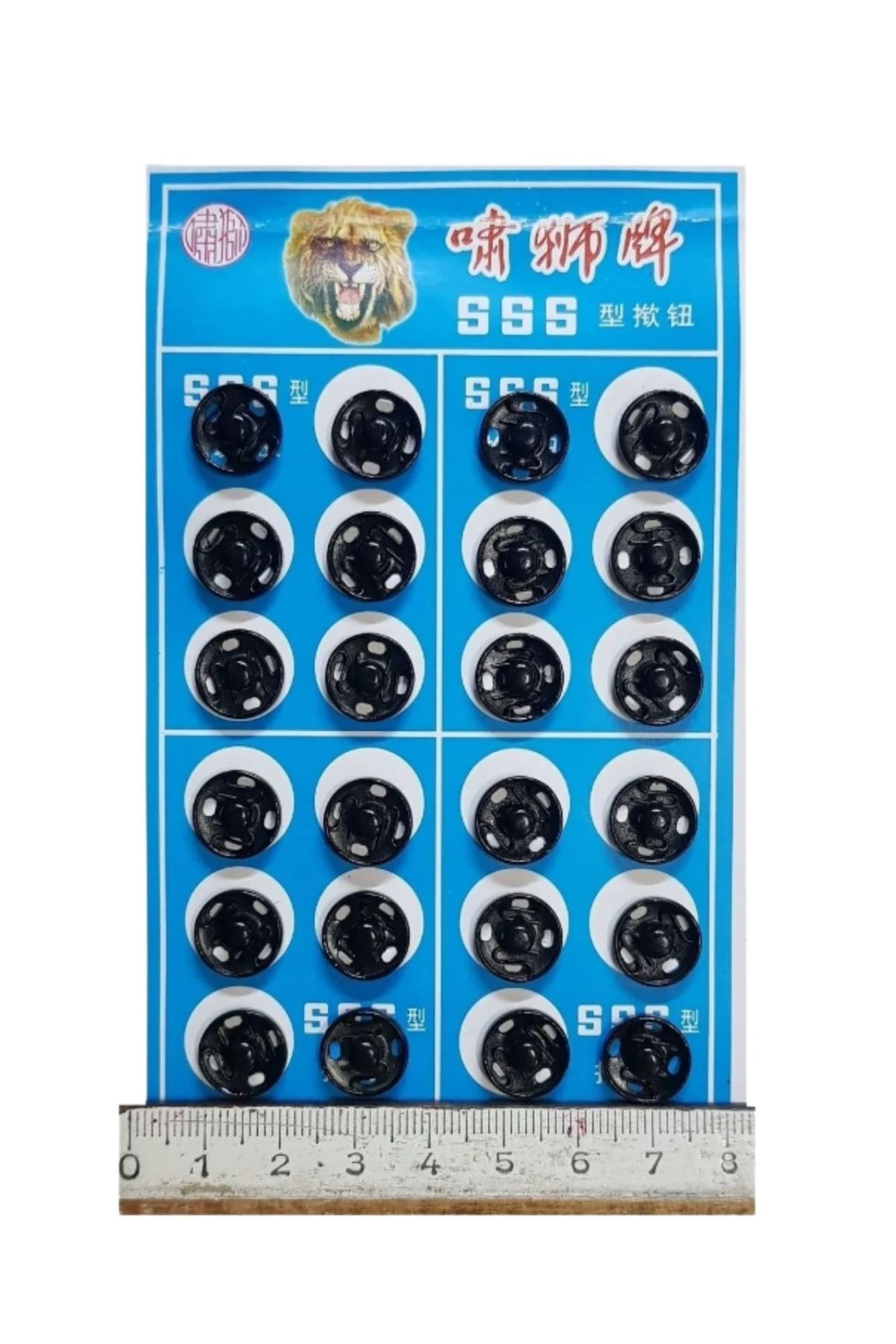 Çıt Çıt Model 2 Numara Siyah 24'lü