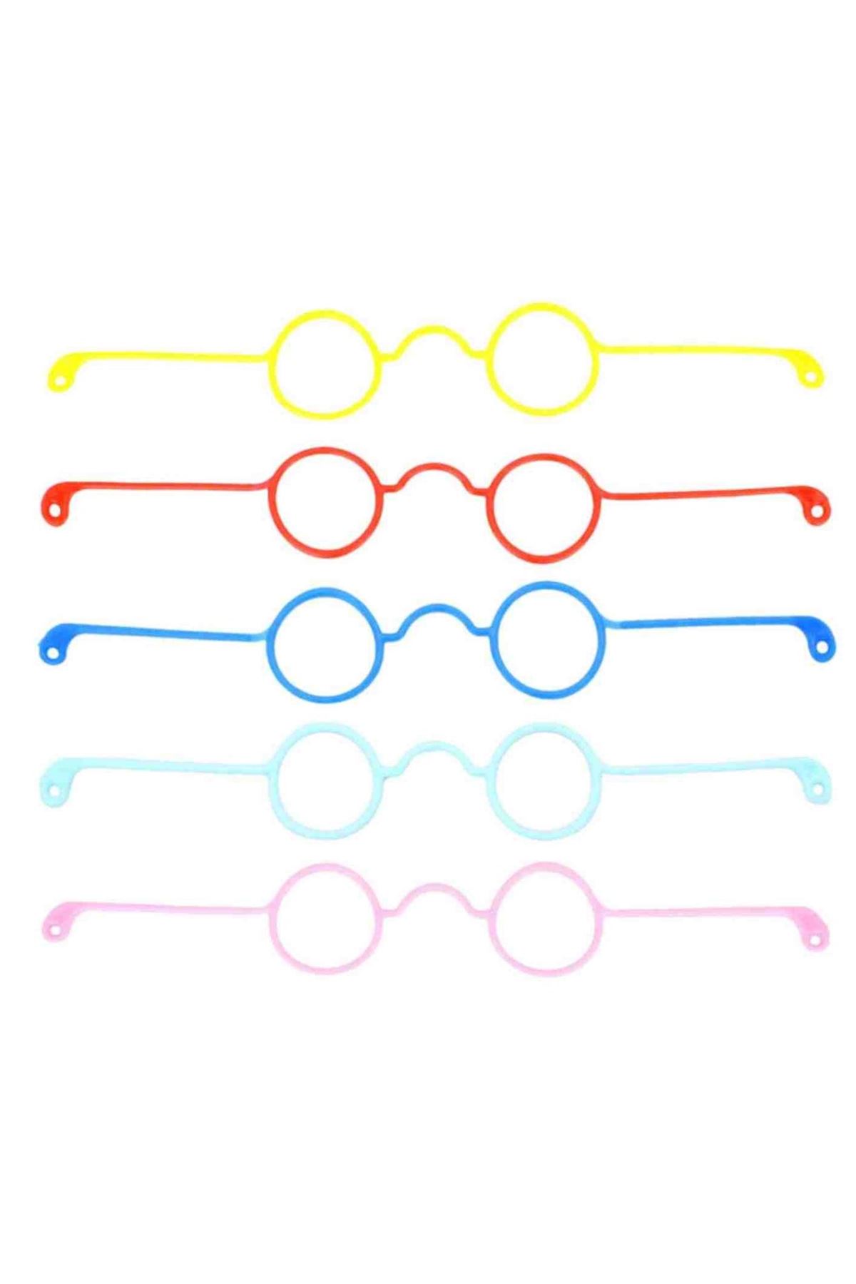 Amigurumi Gözlük 5 Adet Renkli