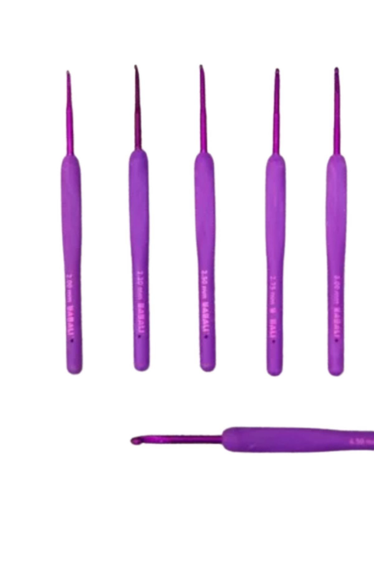 Örgü Tığ Purple  3 Numara