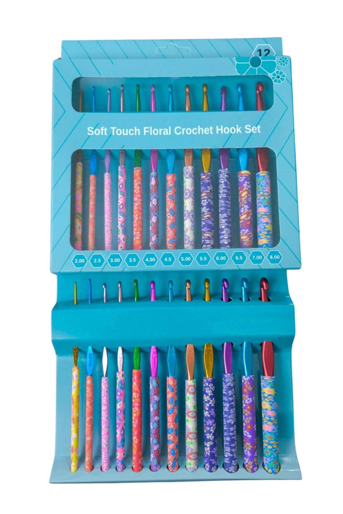 Yün Tığ Set Desenli 12 Adet