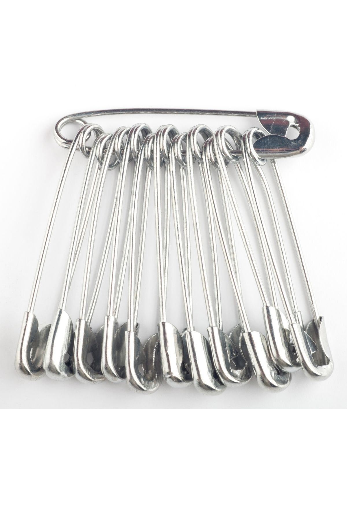 Çengelli İğne 3 cm Gümüş Renk 50 Adet