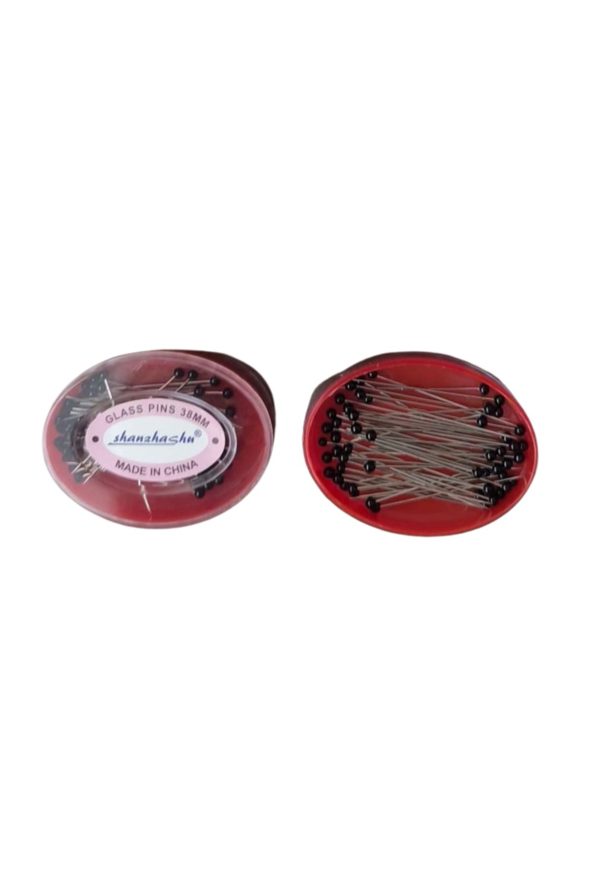 Cam Başlı 50'li Uzun İğne Kutulu