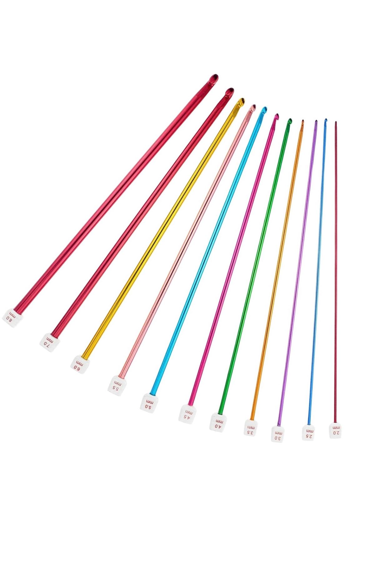 Örgü Tığ Metalize 35 cm  5 Numara