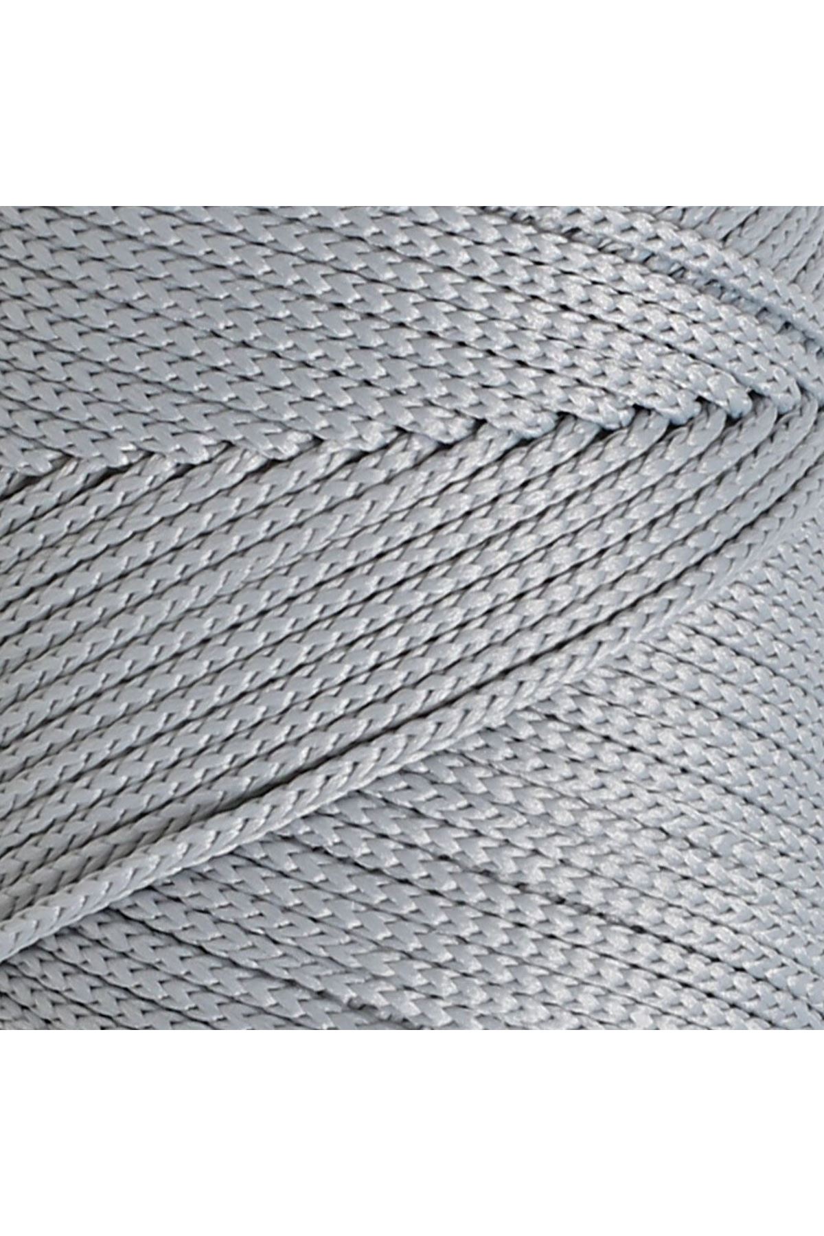 Loren Polyester Soft Macrame Açık Gri El Örgü İpi - LM036 - 34441