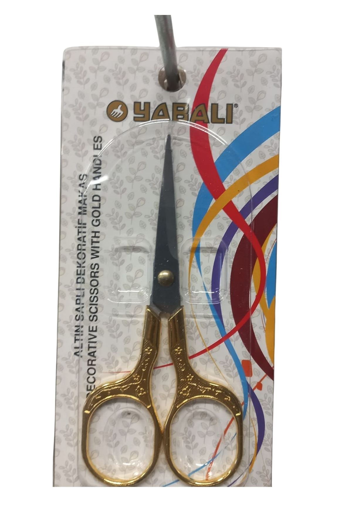 Nakış Makası Altın Saplı Dekoratif Makas Model 1