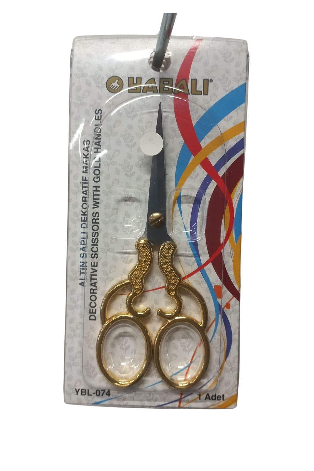 Nakış Makası Altın Saplı Dekoratif Makas YBL-074 Model 2