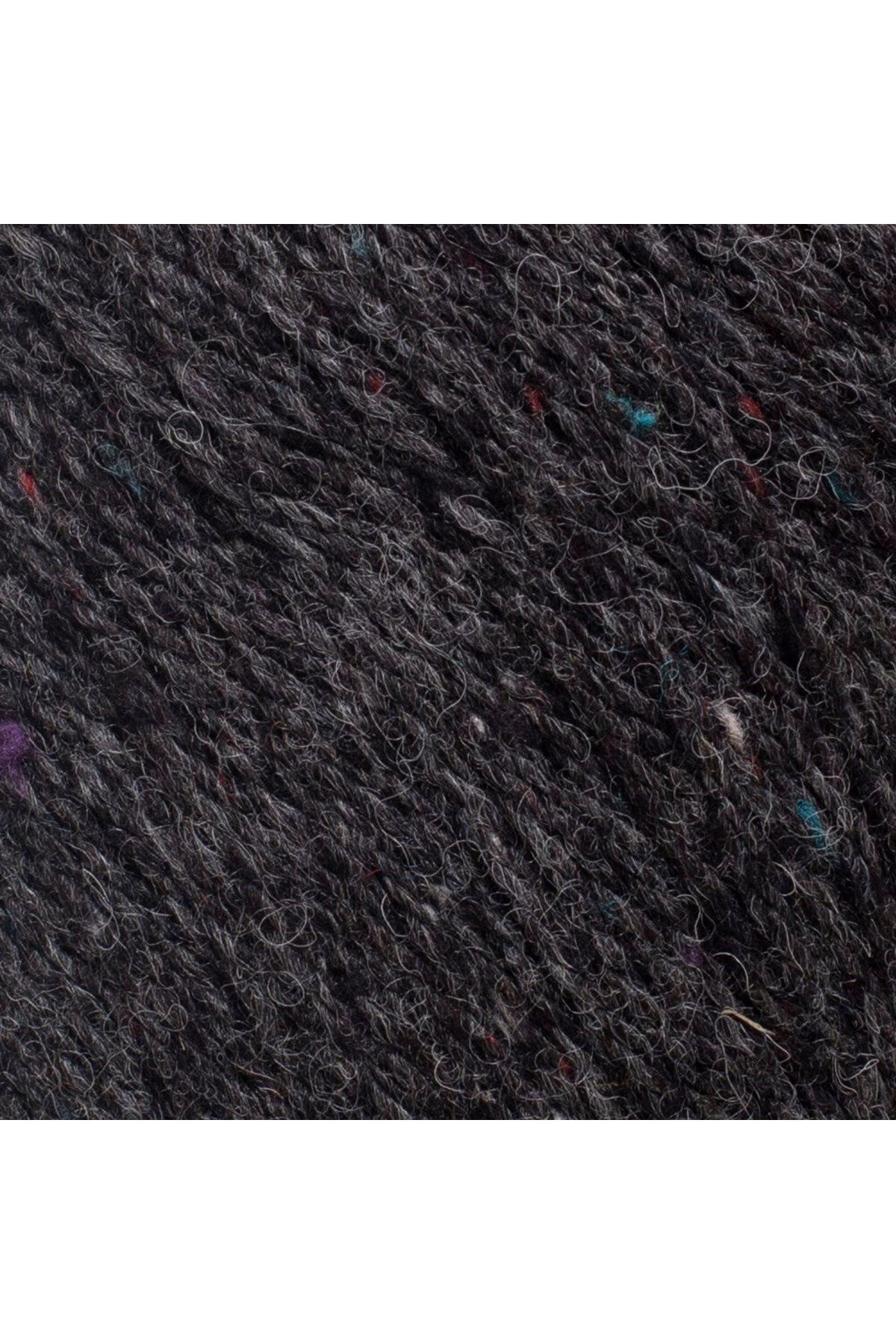 La Mia Re-Tweed Füme Melanj El Örgü İpi - L153 - 34416