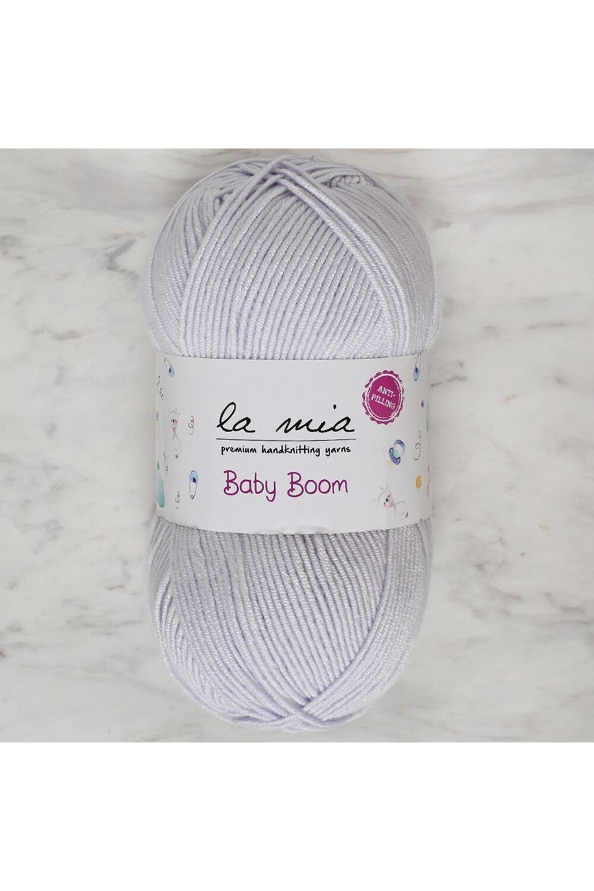 La Mia Baby Boom Gri El Örgü İpi - 920 - 34455