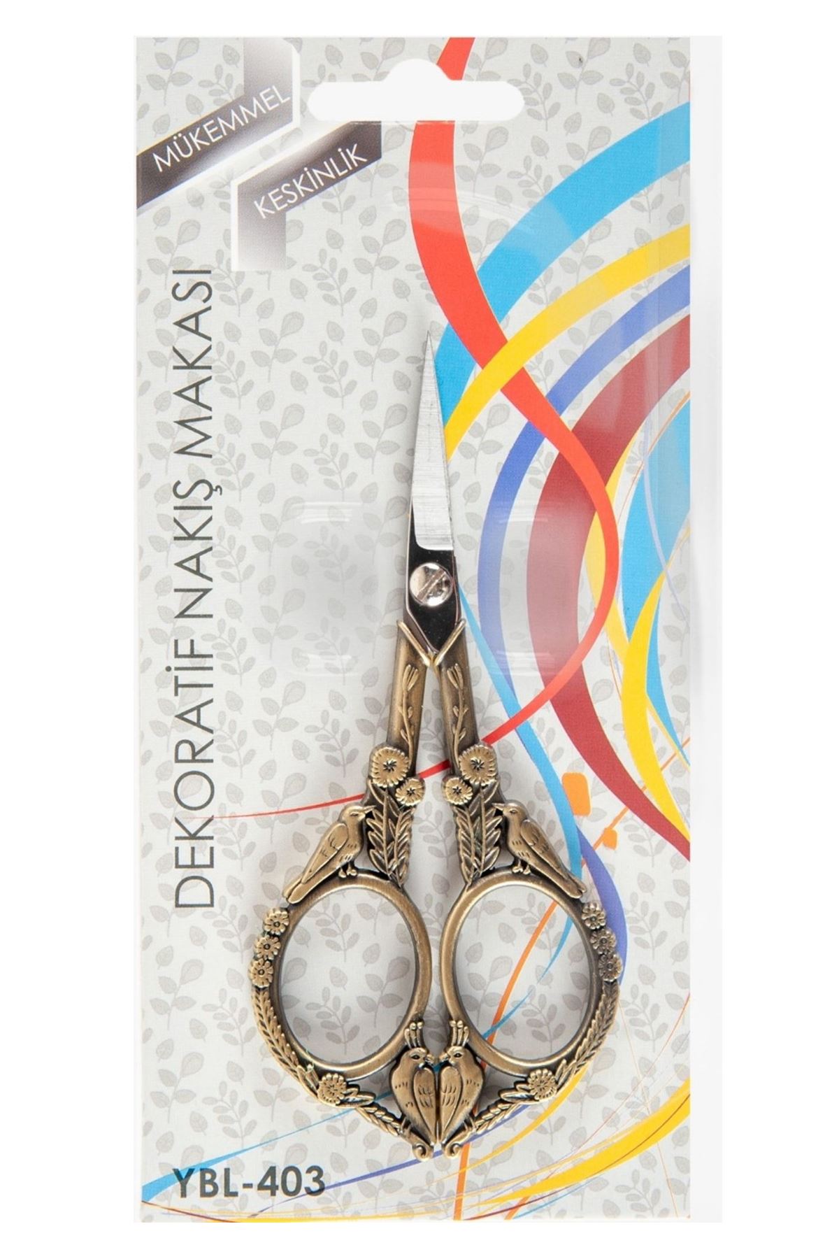 Nakış Makası Dekoratif Eskitme Kuş YBL-403 Model 24