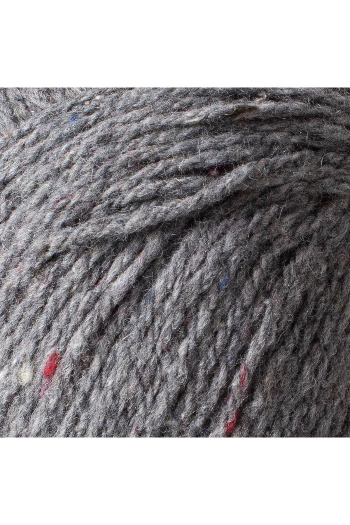 La Mia Re-Tweed Gri Melanj El Örgü İpi - L149 - 34404
