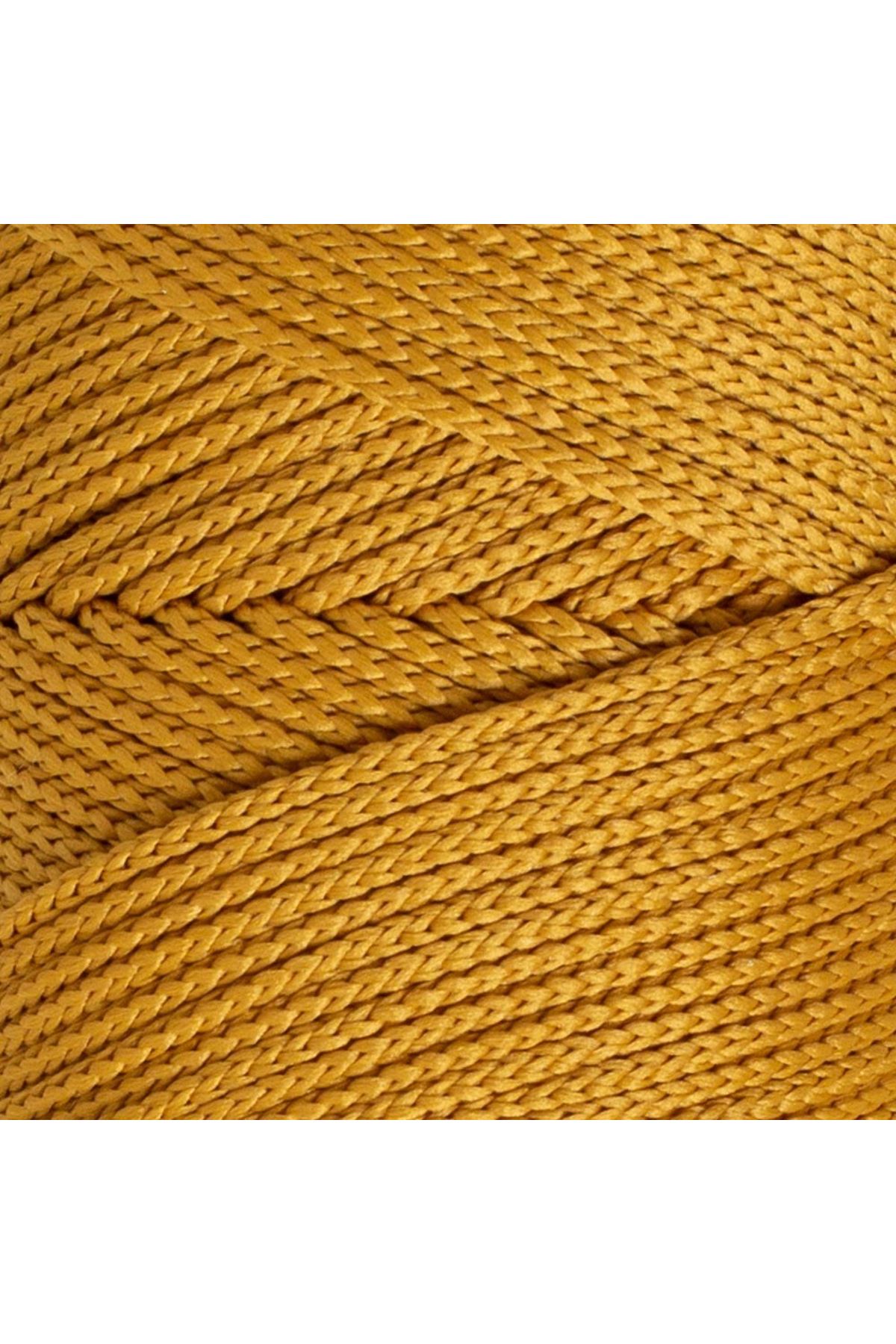 Loren Polyester Soft Macrame Hardal El Örgü İpi - LM061 - 34449