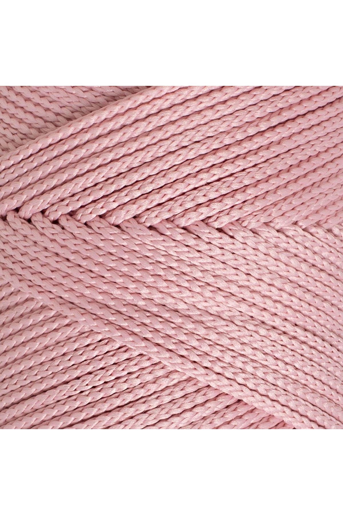 Loren Polyester Soft Macrame Pembe El Örgü İpi - LM042 - 34446