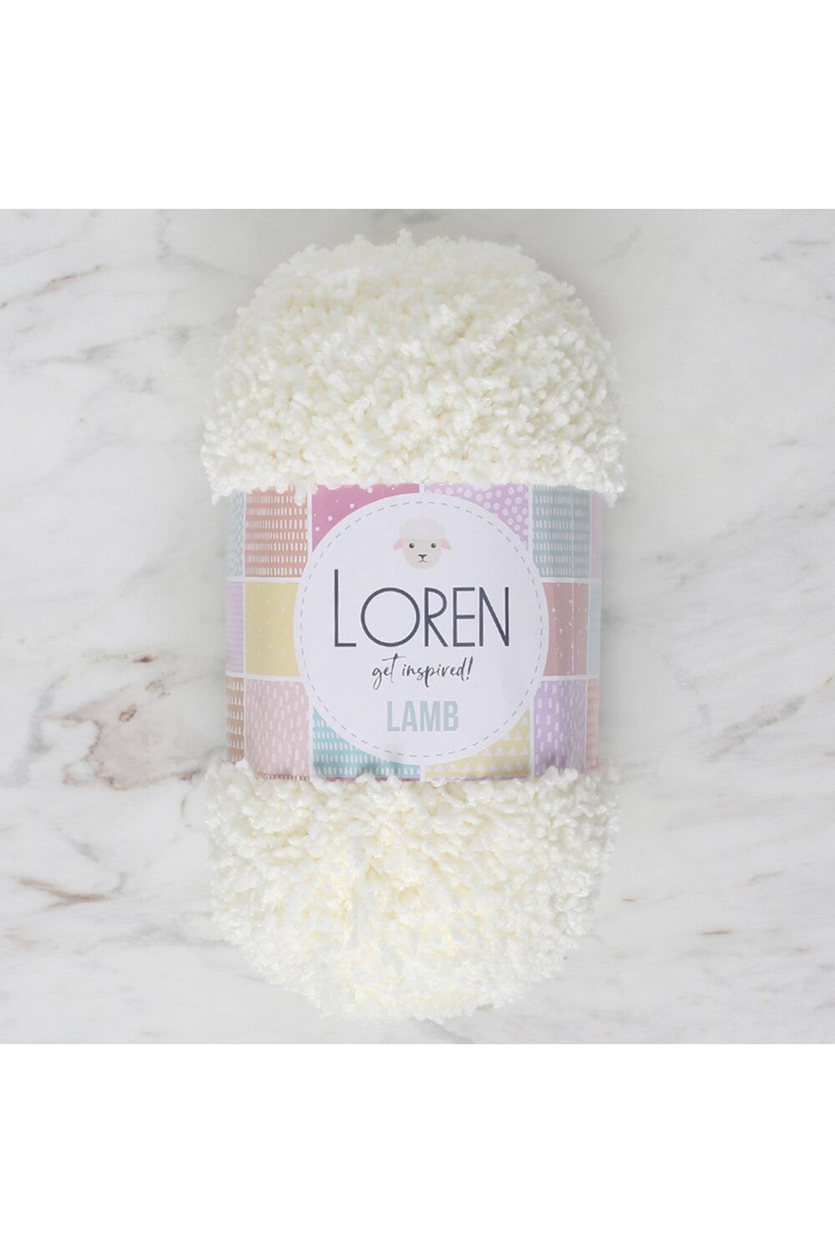 Loren Lamb Açık Krem El Örgü İpi - R019 - 34419