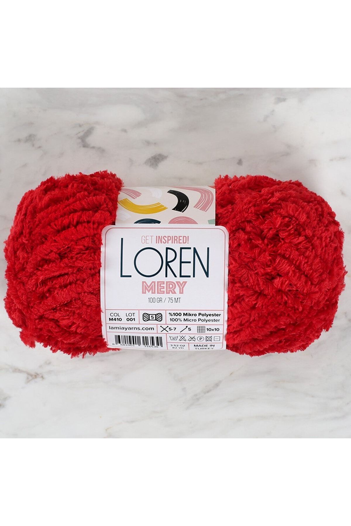 Loren Mery Kırmızı El Örgü İpi - M410 - 34316
