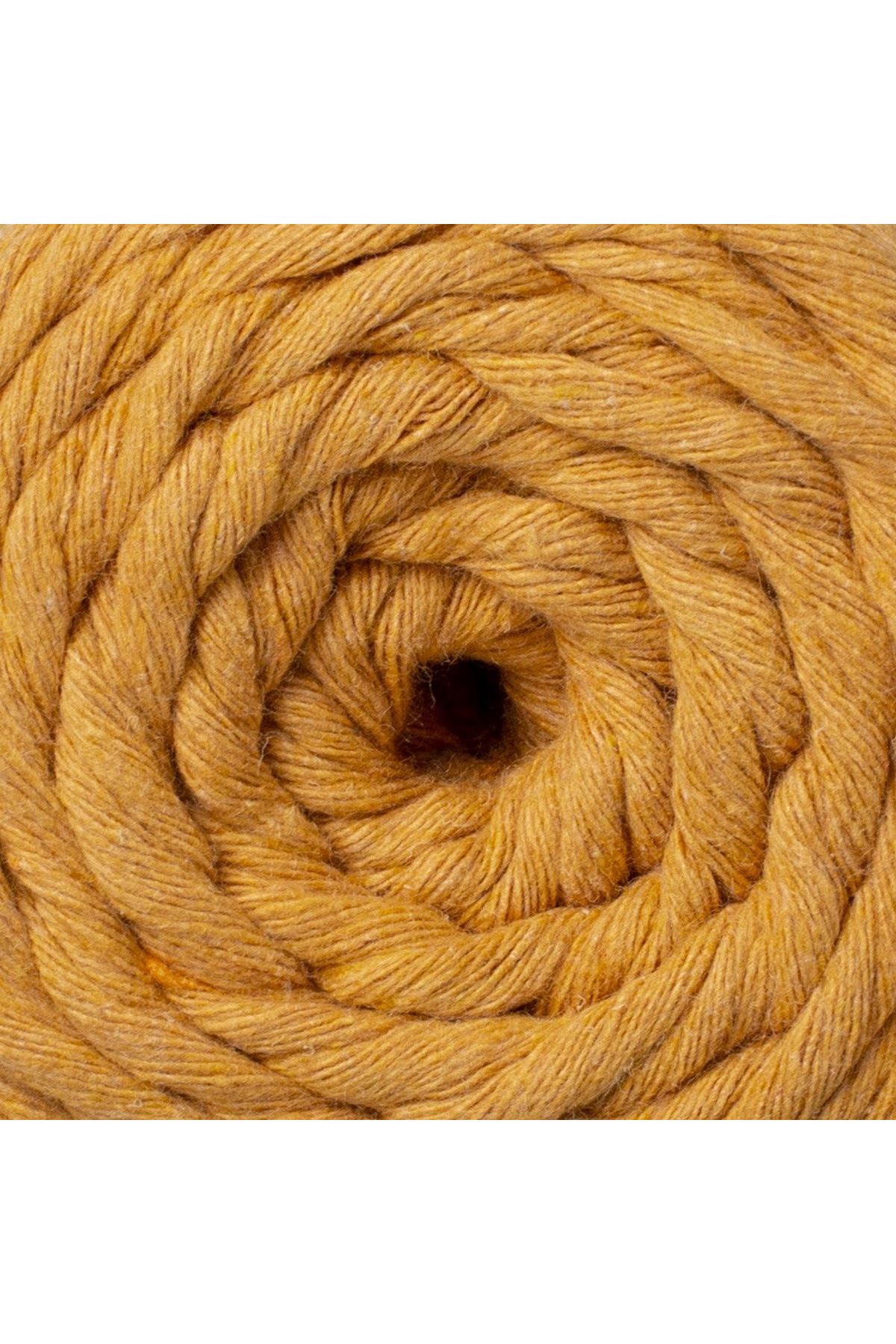 La Mia Boho Slim Hardal El Örgü İpi - L133 - 34251