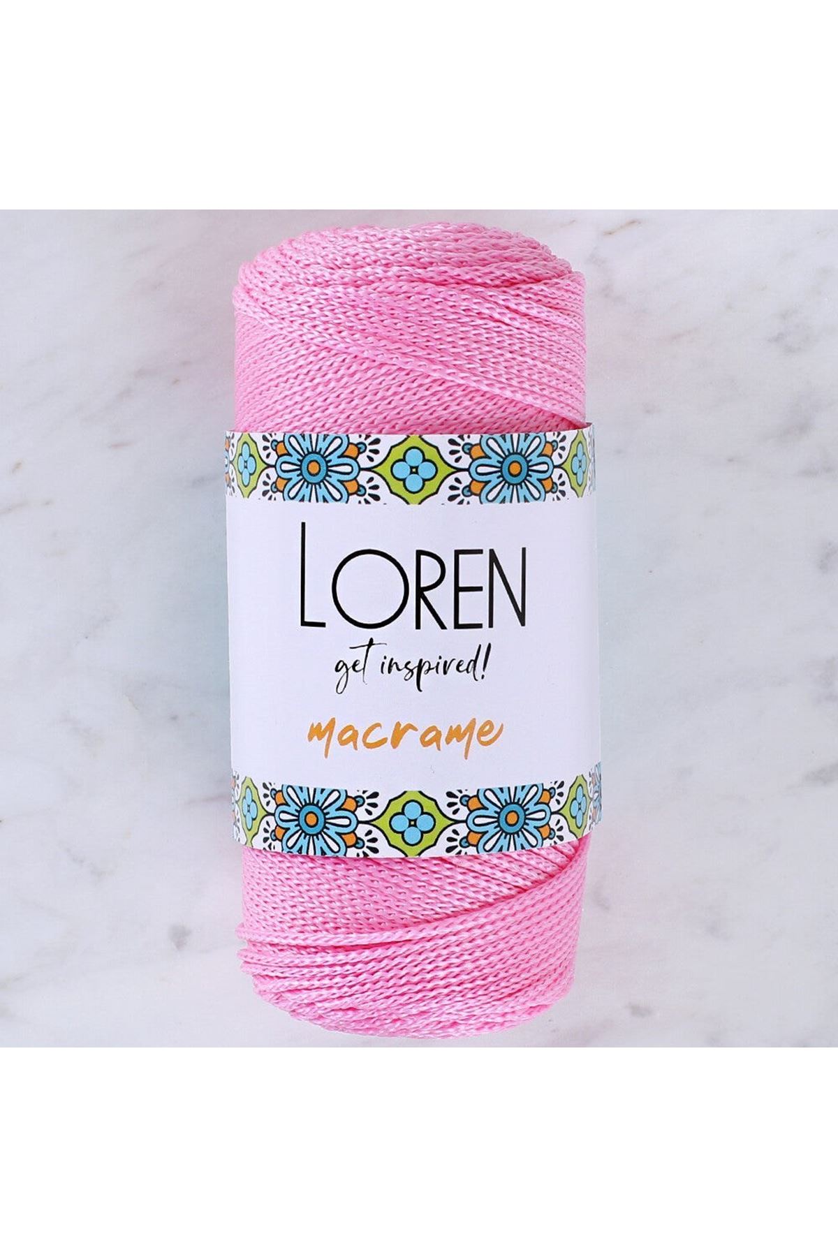 Loren Macrame Pembe El Örgü İpi - RM 074 - 34332