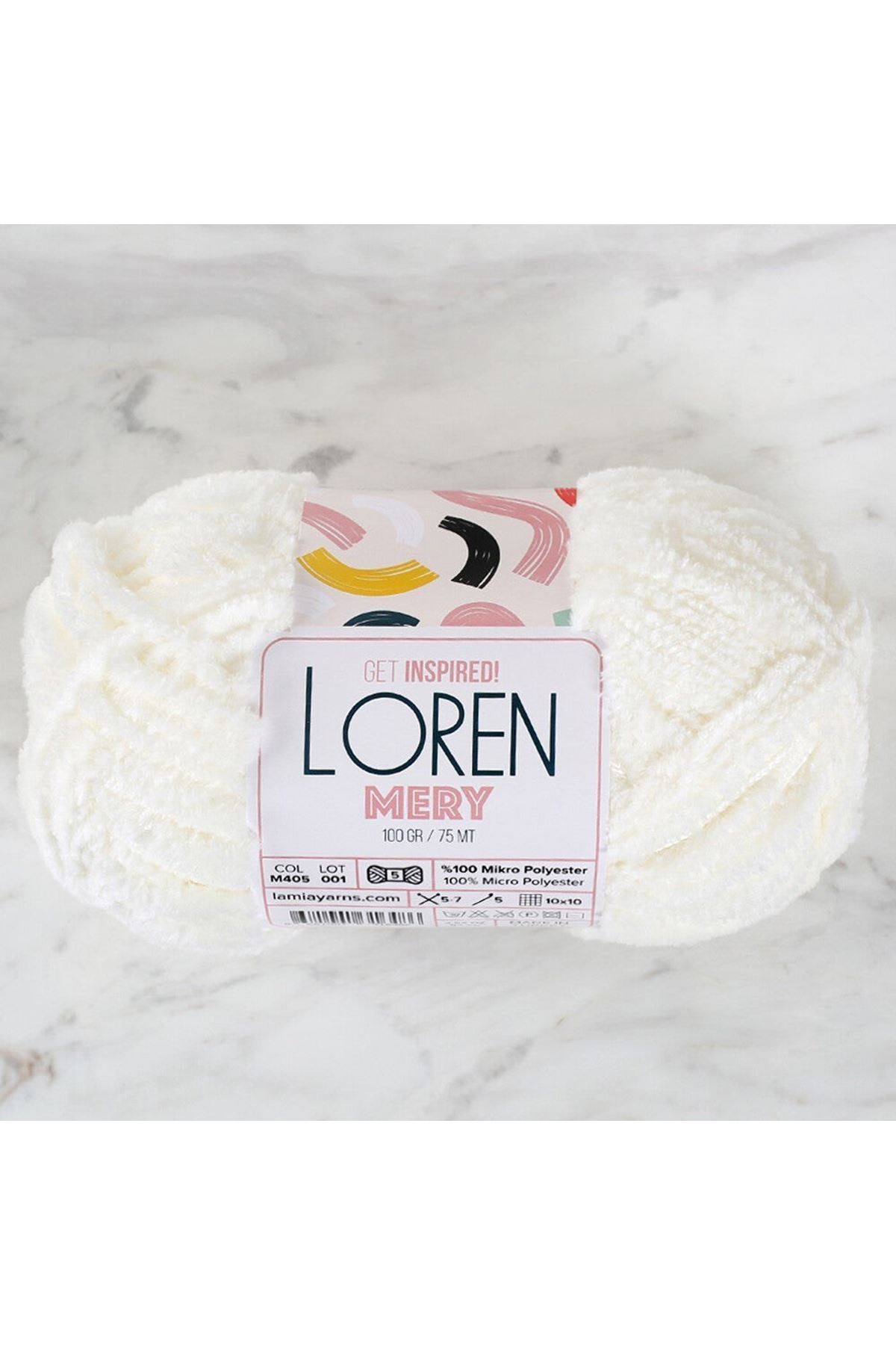 Loren Mery Krem El Örgü İpi - M405 - 34312