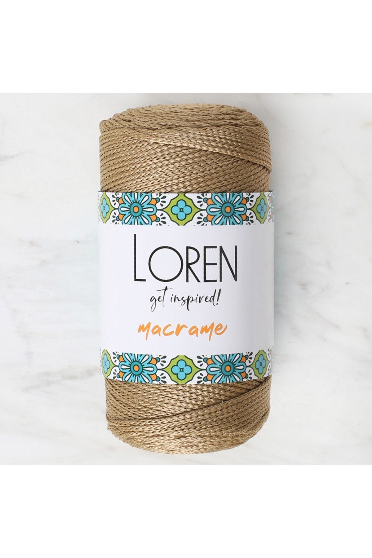 Loren Macrame Sütlü Kahve El Örgü İpi - RM 041 - 34328