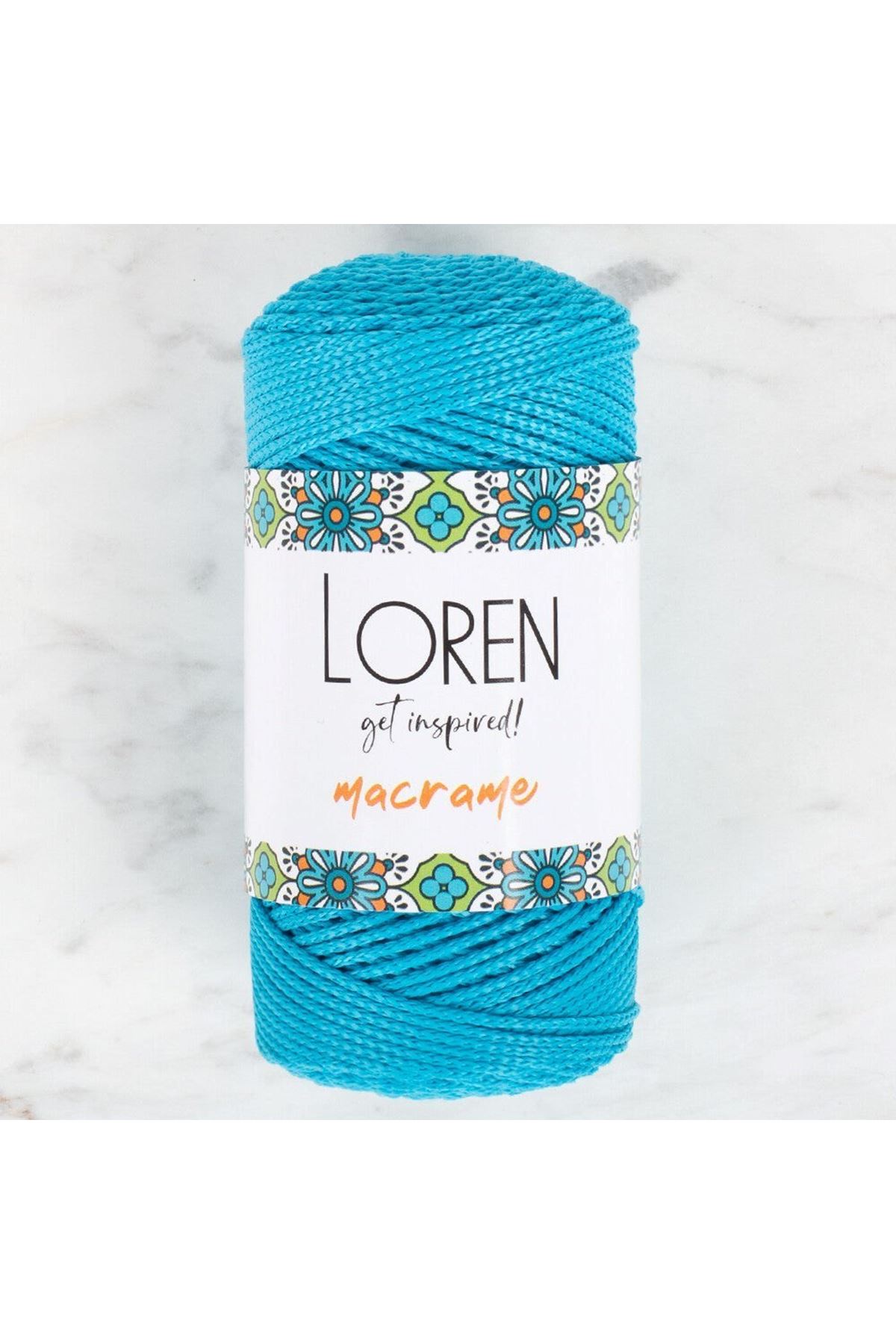 Loren Macrame Turkuaz El Örgü İpi - RM 0232 - 34351