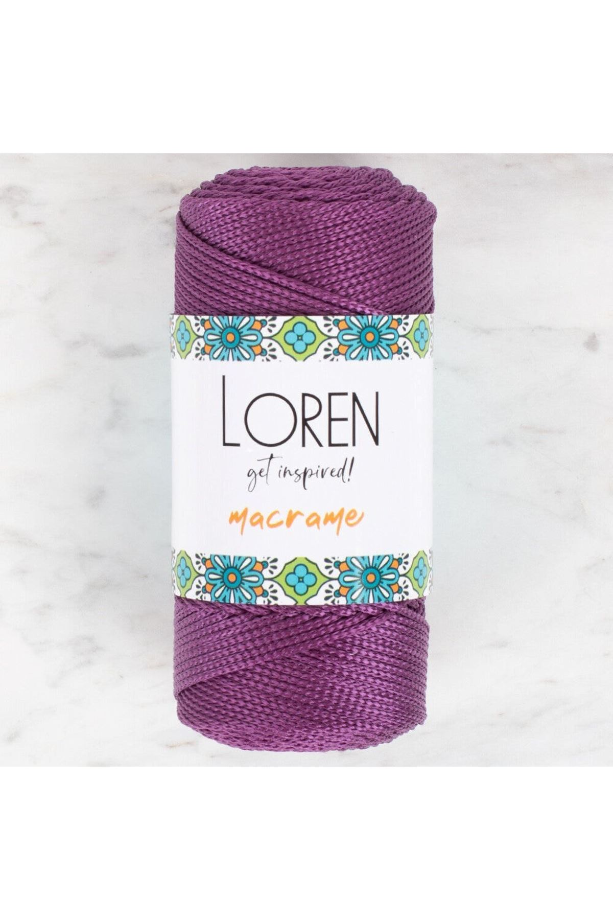 Loren Macrame Mor El Örgü İpi - RM 0160 - 34347