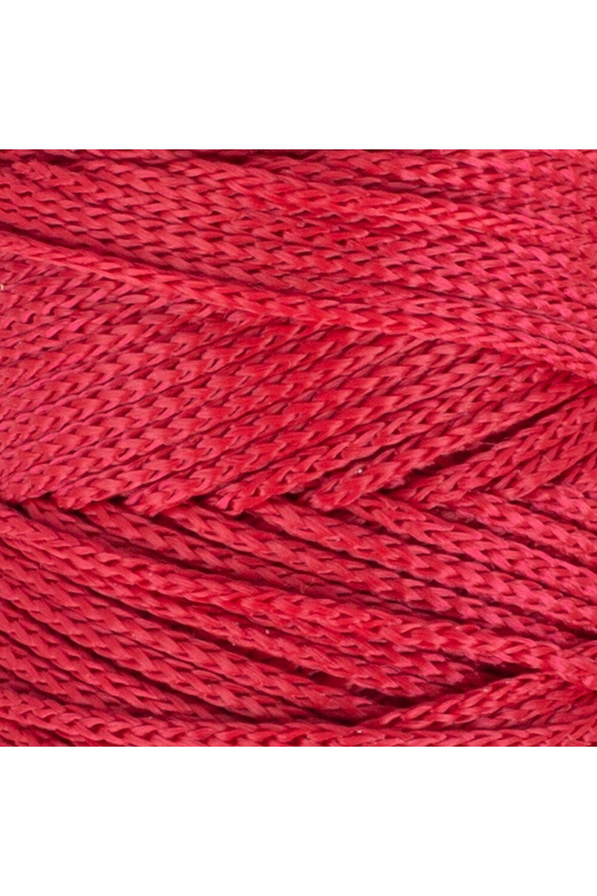 Loren Macrame Koyu Kırmızı El Örgü İpi - RM 0105 - 34345