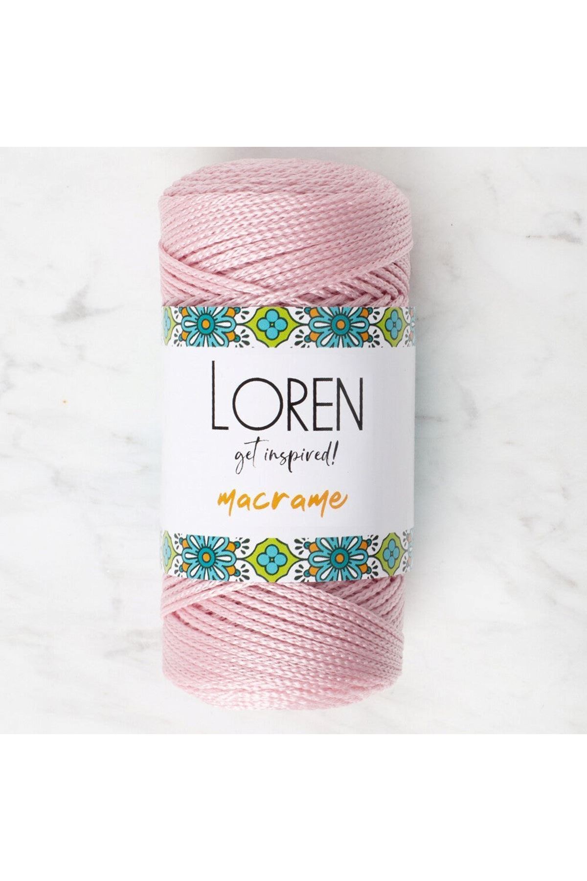 Loren Macrame Toz Pembe El Örgü İpi - RM 072 - 34343