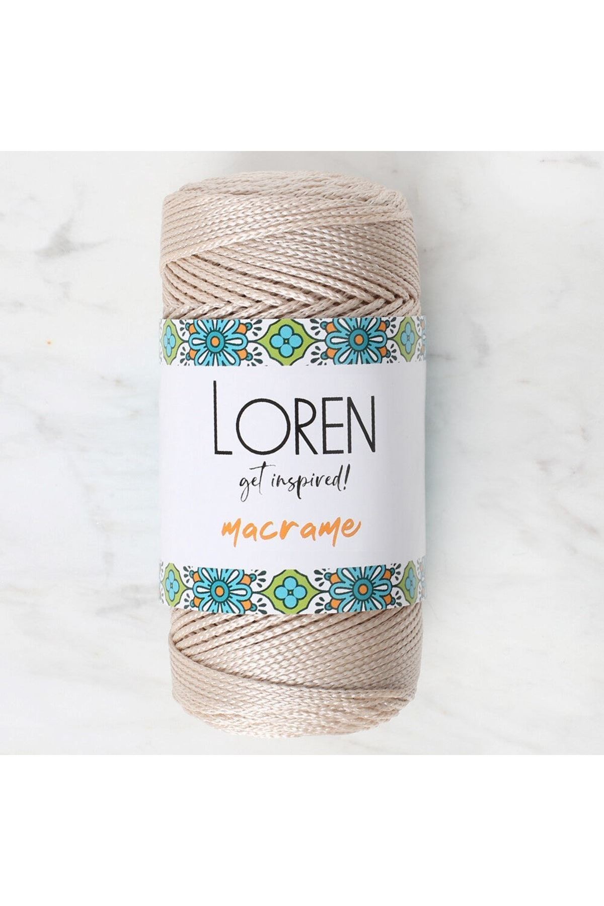 Loren Macrame Bej El Örgü İpi - RM 030 - 34340