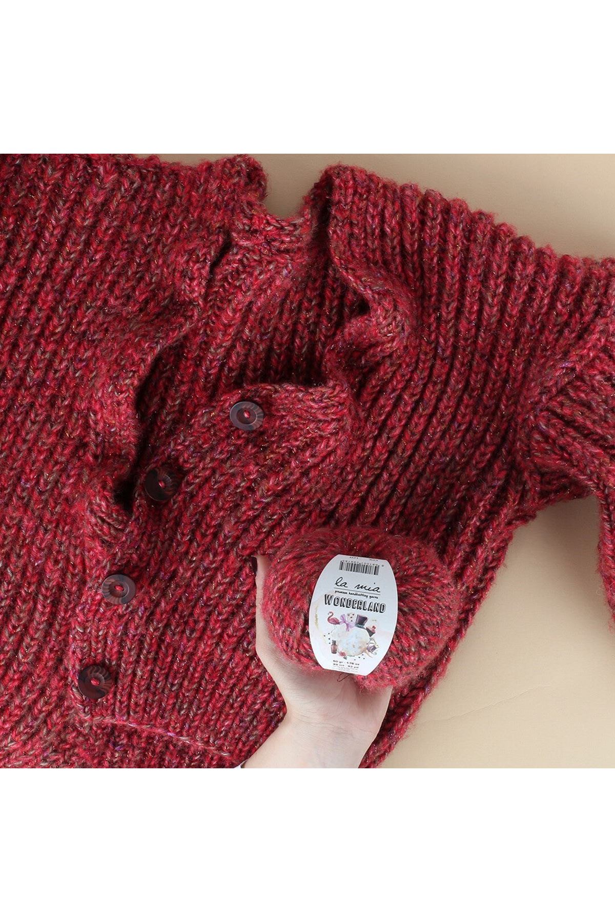 La Mia Wonderland Ebruli El Örgü İpi - LW08 - 34226