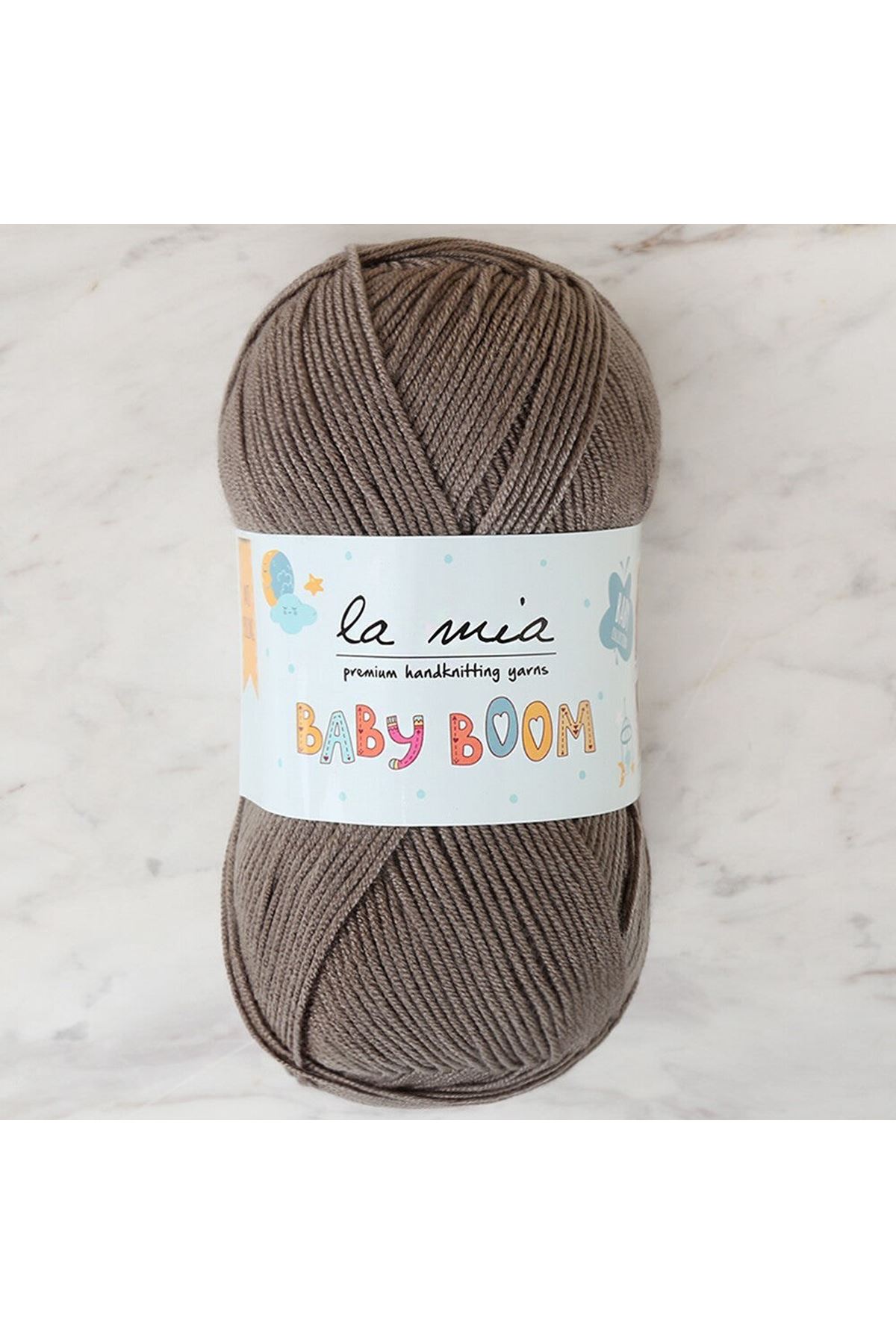 La Mia Baby Boom Gri El Örgü İpi - 1921 - 34143