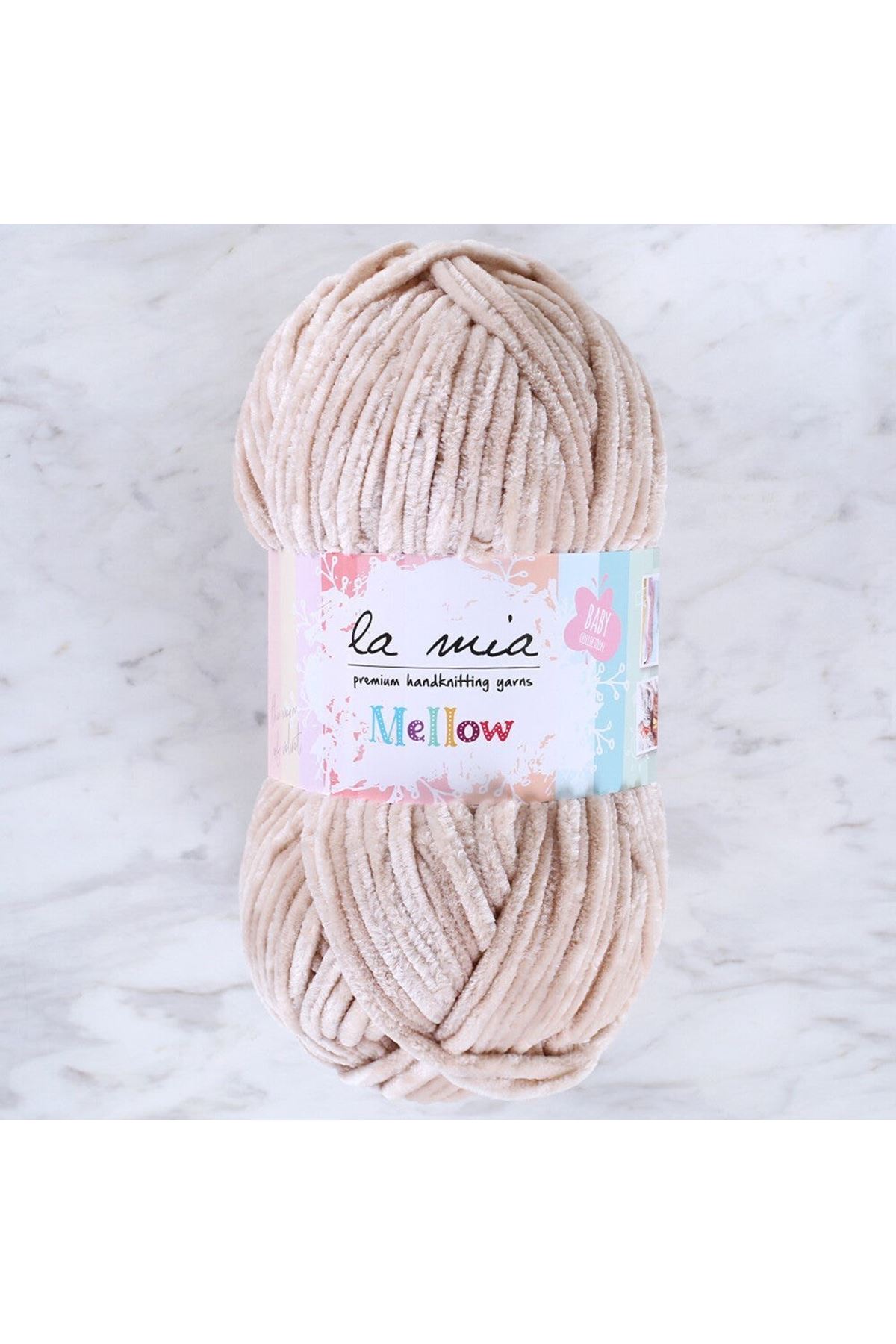 La Mia Mellow Bej El Örgü İpi - 943 - 34179