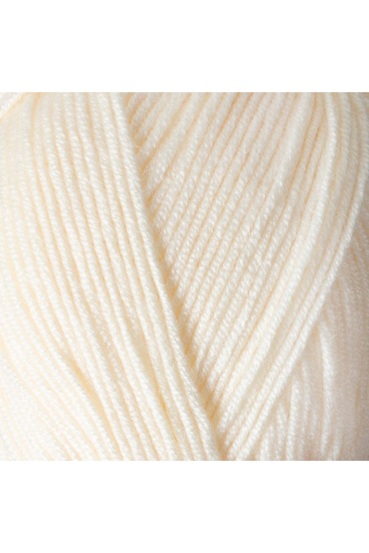 La Mia Baby Boom Krem El Örgü İpi - 25 - 34107