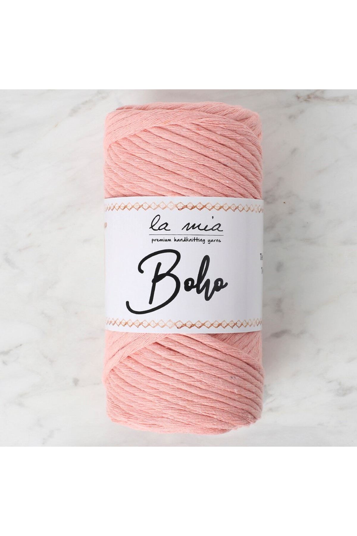 La Mia Boho Açık Somon Büküm Makrome İpi - L018 - 34212