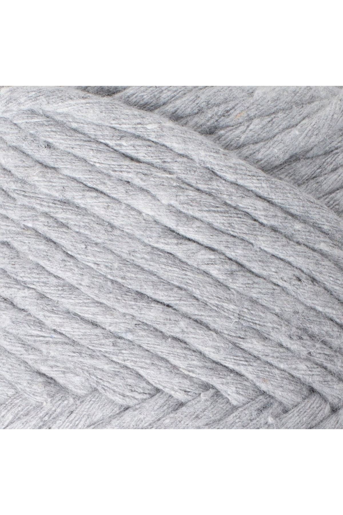 La Mia Boho Açık Gri Büküm Makrome İpi - L044 - 34210