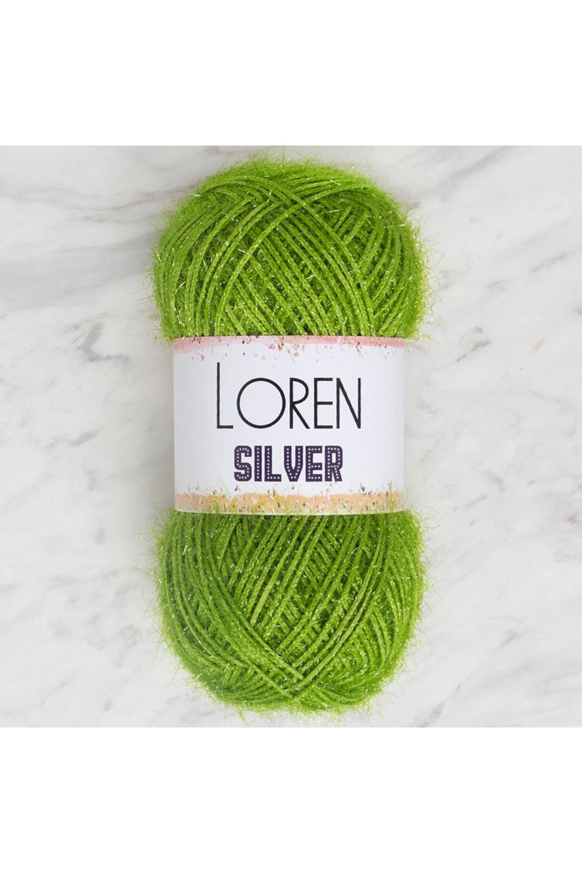 Loren Silver Yeşil El Örgü İpi - RS0047 - 34099