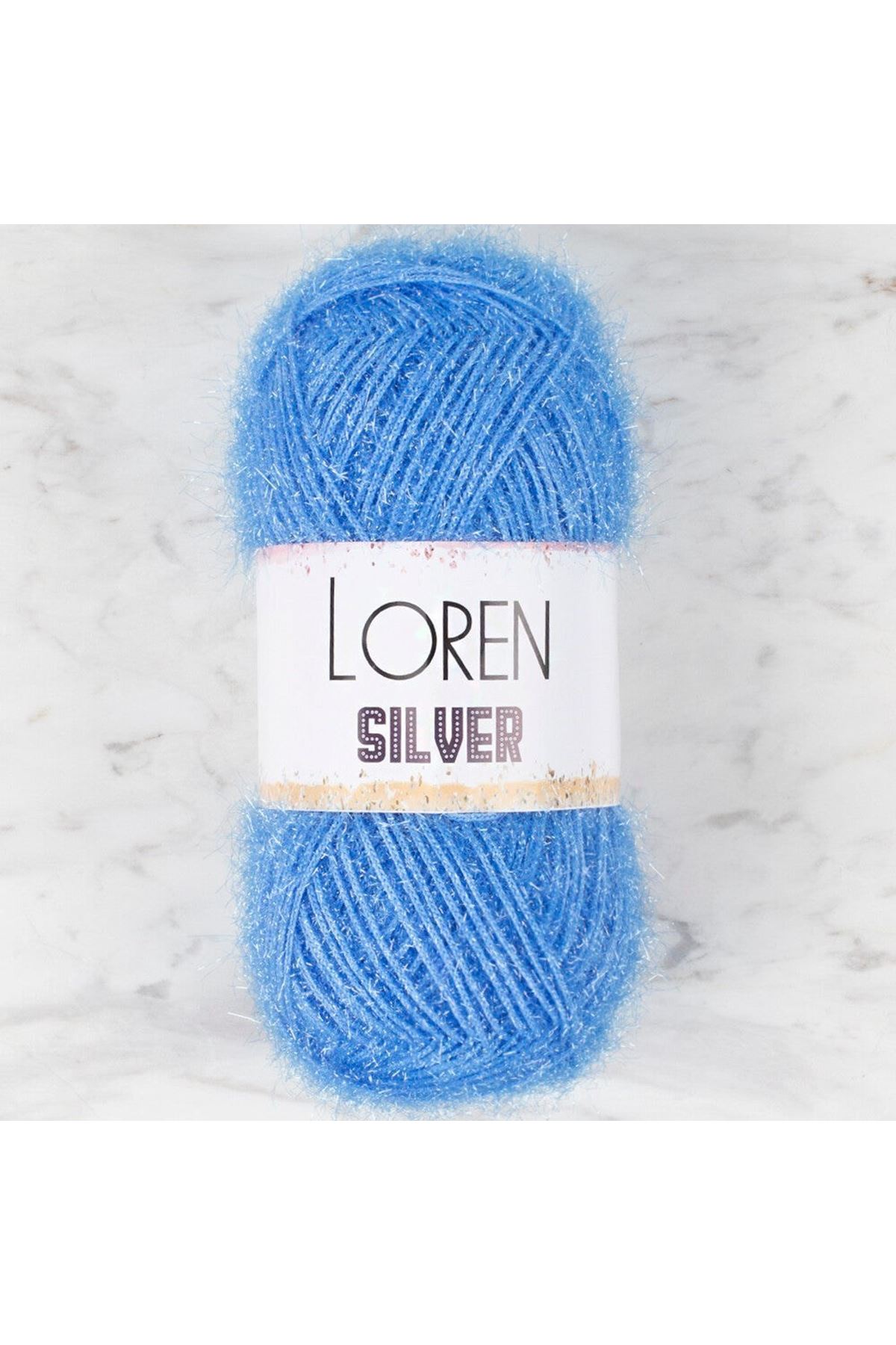 Loren Silver Açık Mavi El Örgü İpi - RS0007 - 34091