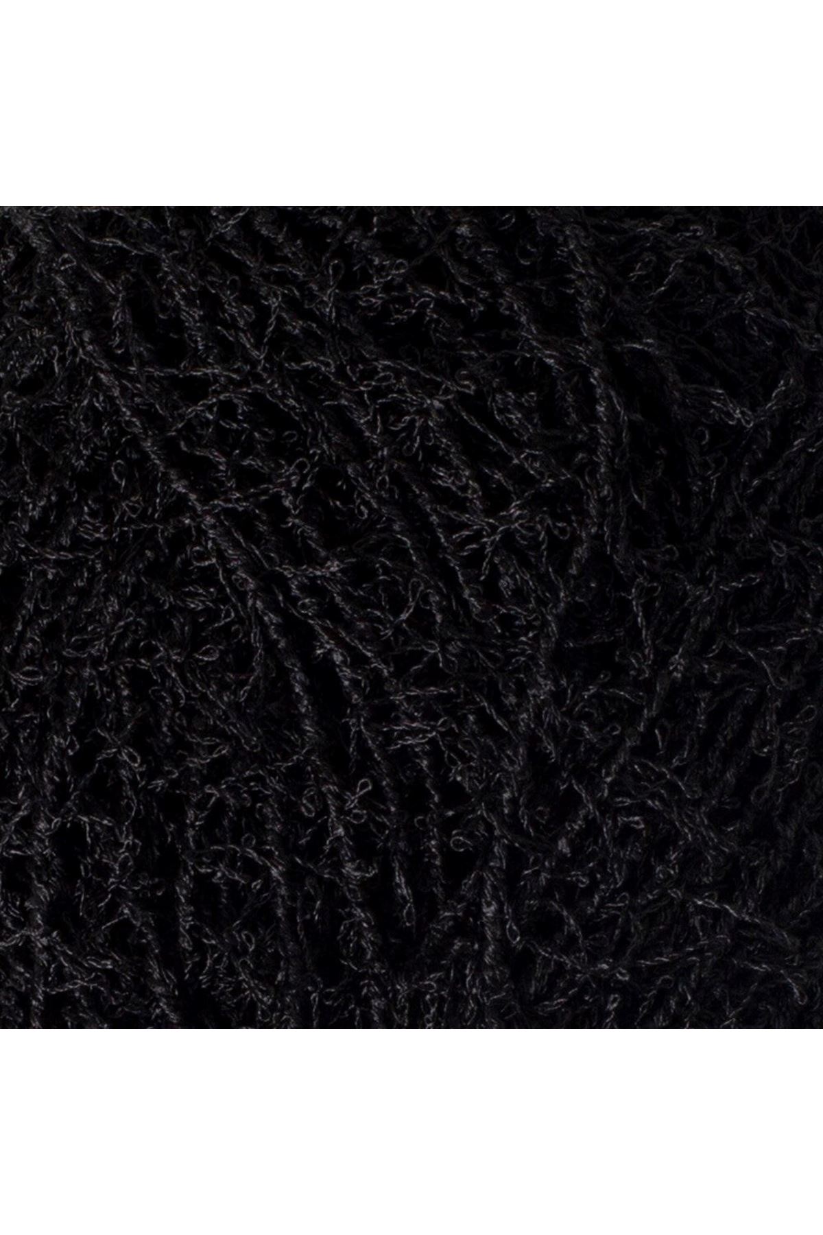 Loren Wash Siyah El Örgü İpi - R004 - 34041
