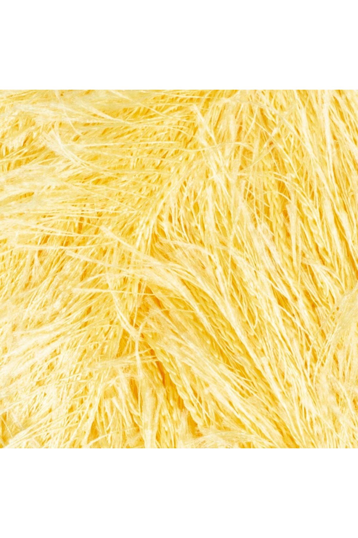 Loren Furry Sarı El Örgü İpi - RF048 - 34059
