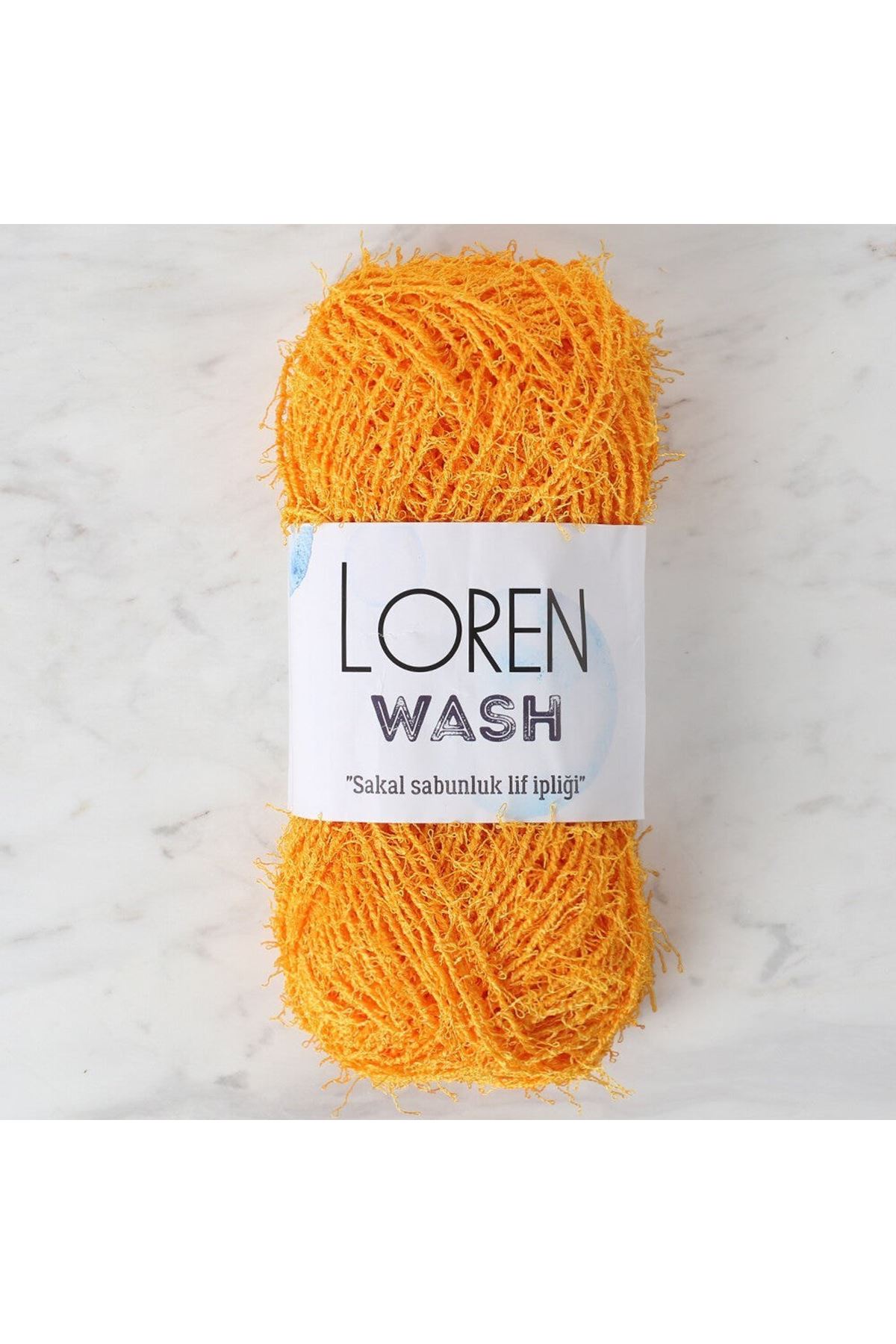 Loren Wash Turuncu El Örgü İpi - R096 - 34038