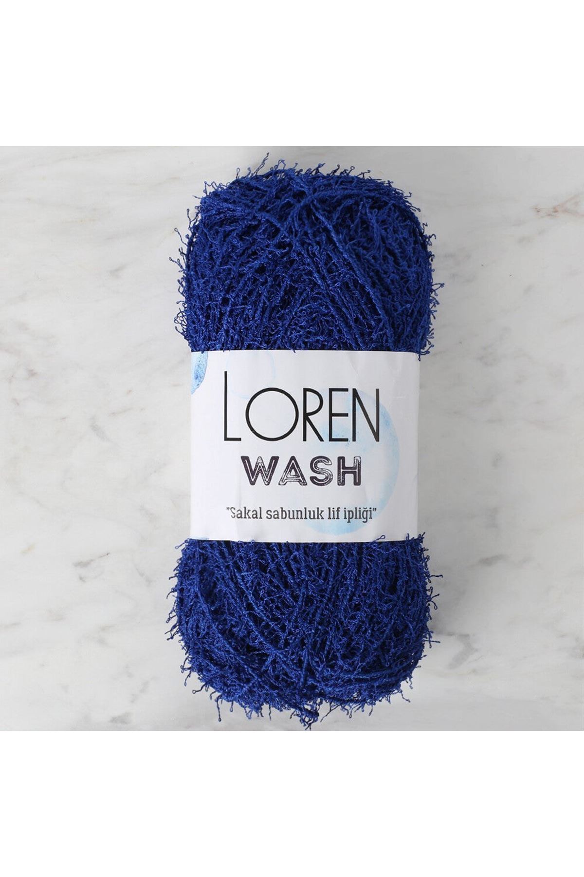 Loren Wash Saks Mavi El Örgü İpi - R025 - 34017