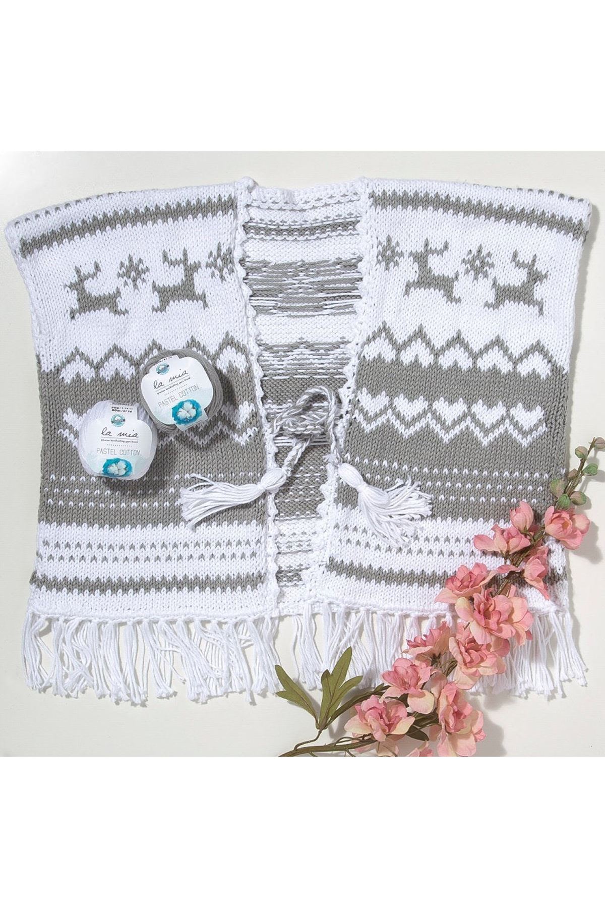 La Mia Pastel Cotton Şeker Pembe El Örgü İpi - L185 - 33952