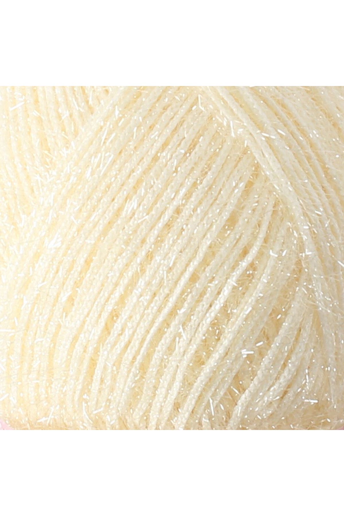 LOREN SILVER KREM EL ÖRGÜ İPİ - RS0065 - 34071