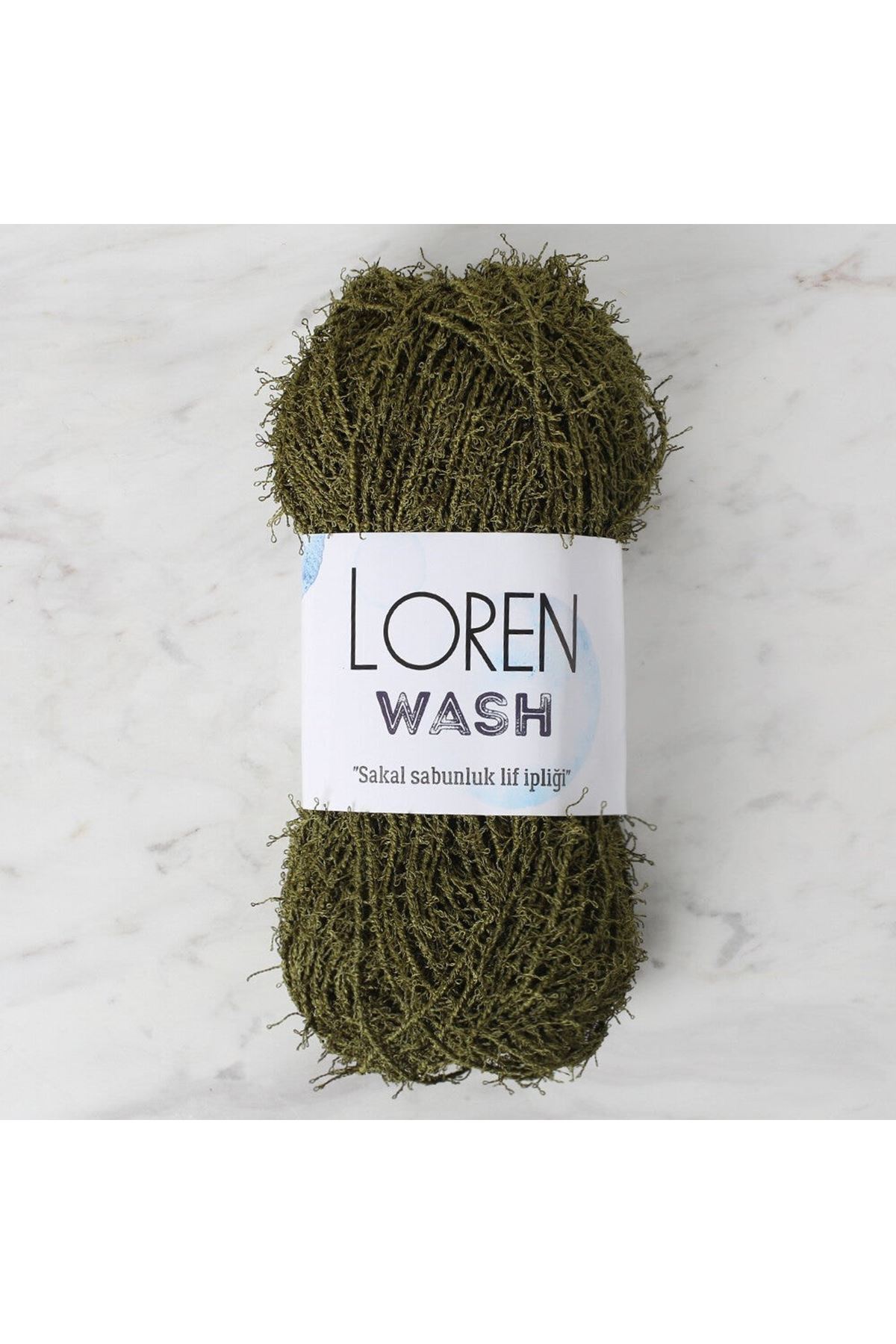 Loren Wash Asker Yeşili El Örgü İpi - R141 - 34031