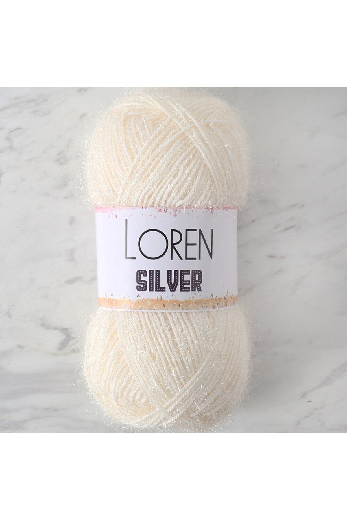 LOREN SILVER BEYAZ EL ÖRGÜ İPİ - RS0064 - 34070