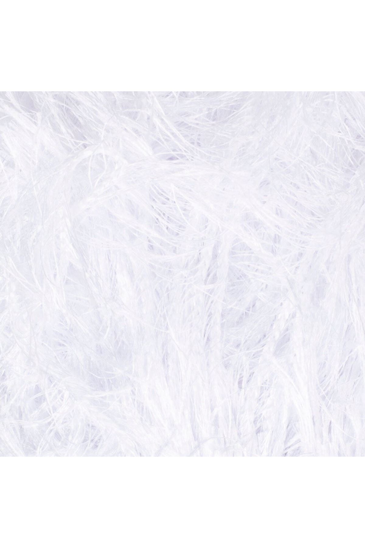 Loren Furry Beyaz El Örgü İpi - RF118 - 34067