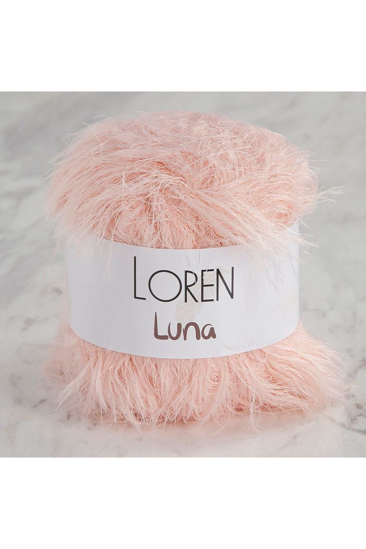 Loren Luna Tavşan Tüyü Açık Pembe El Örgü İpi - R100 - 34003
