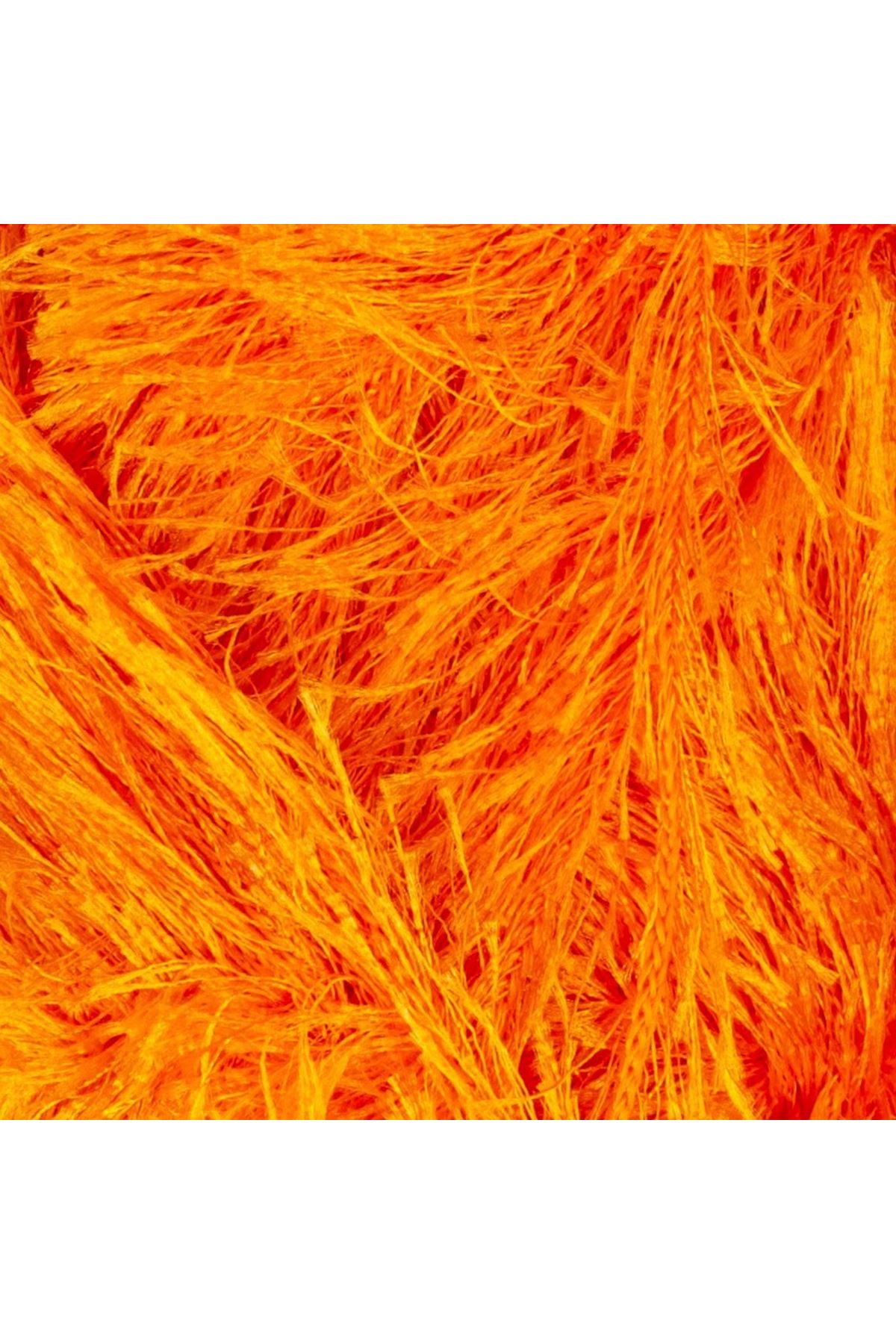 Loren Furry Turuncu El Örgü İpi - RF103 - 34065
