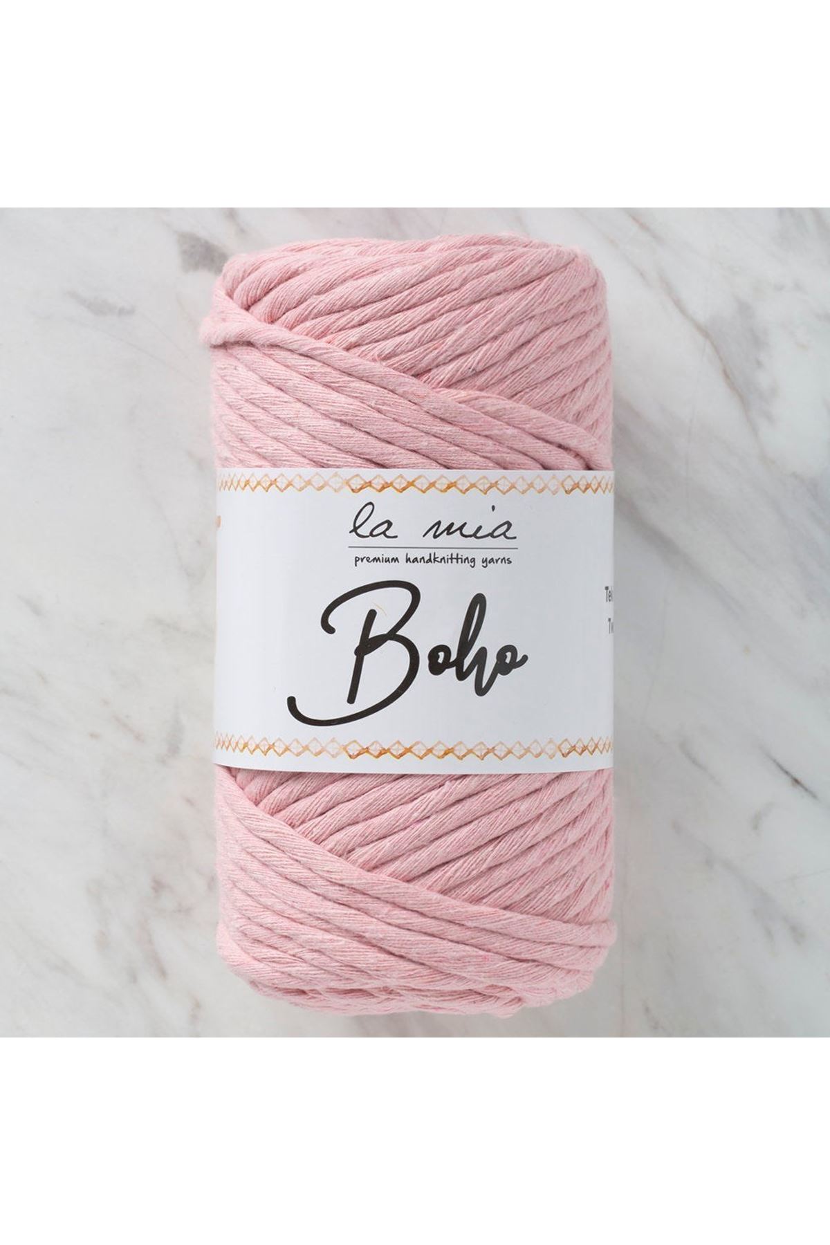 La Mia Boho Açık Pembe Büküm Makrome İpi - L185 - 33998